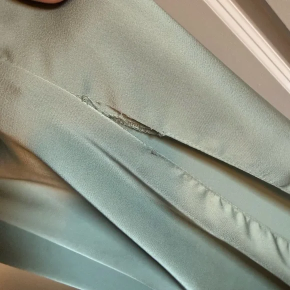 Azazie One-Shoulder Agave Dress - Picture 4 of 4